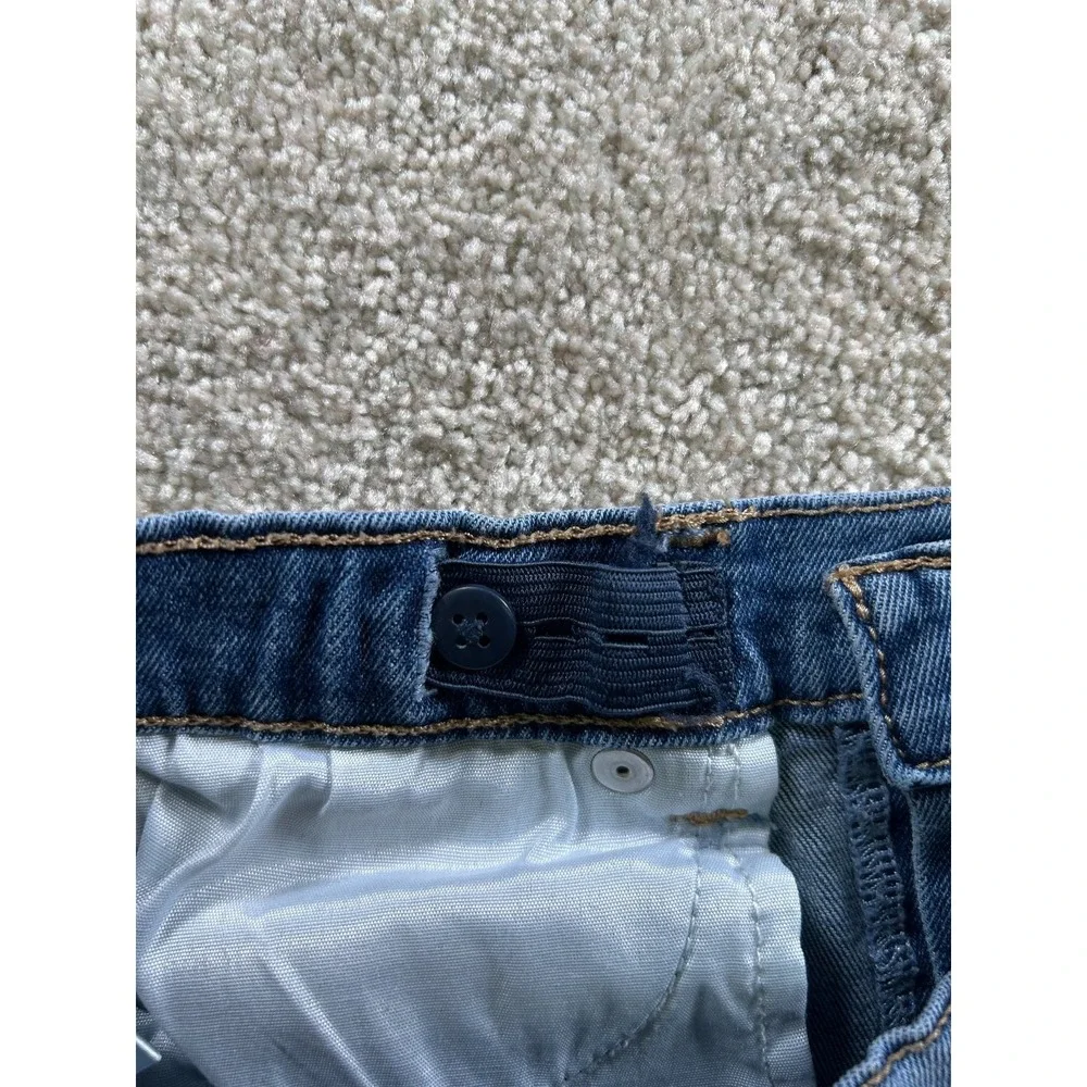 Jordache Girls Jeans Size 12 Medium‎ Enzyme Straight Fit Adjustable Waist